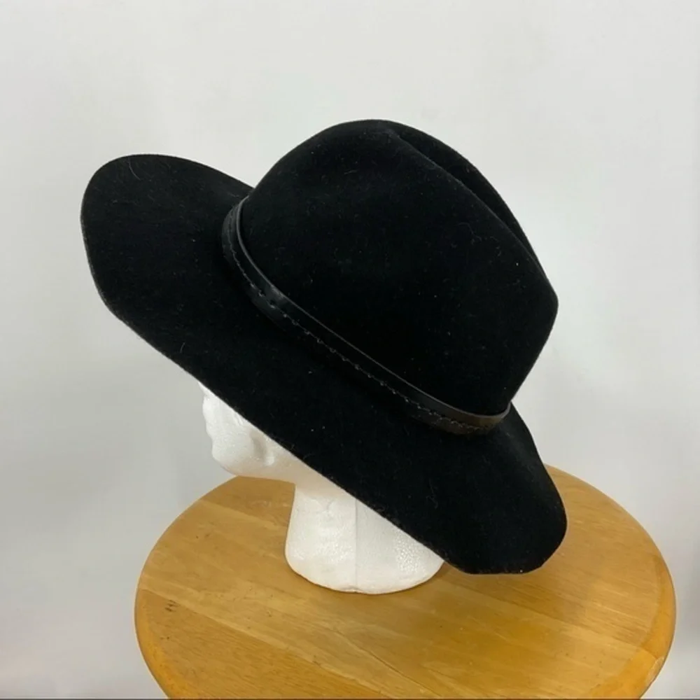 Angela Williams Black wool hat OS - Picture 1 of 9